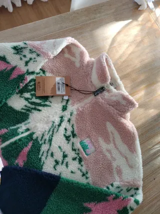 Forro polar estampado multicolor