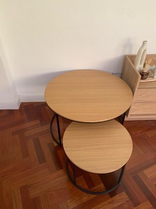 Tavoli da salotto Kave Home in legno e metallo