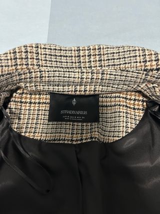 Blazer cuadros Stradivarius