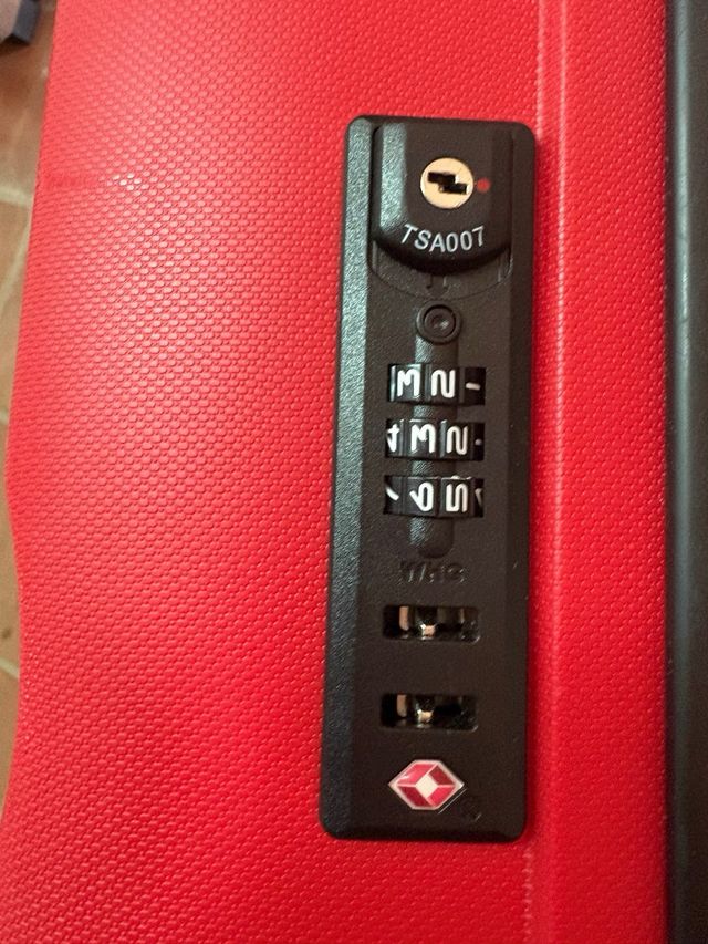 Maleta American Tourister Roja Extensible