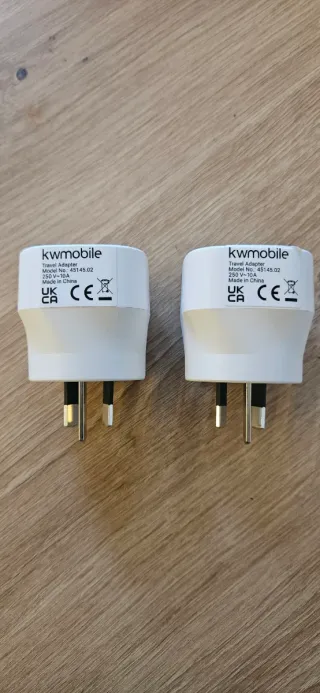 5 Adaptadores Enchufe Argentina