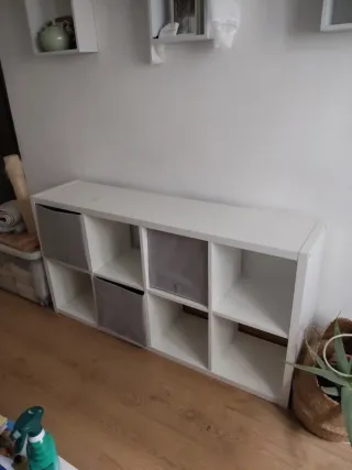 Estantería Kallax 8 cubos blanca IKEA