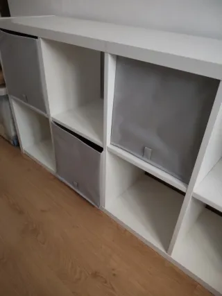 Estantería Kallax 8 cubos blanca IKEA
