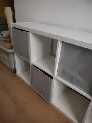 Estantería Kallax 8 cubos blanca IKEA