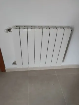 Radiador de agua blanco