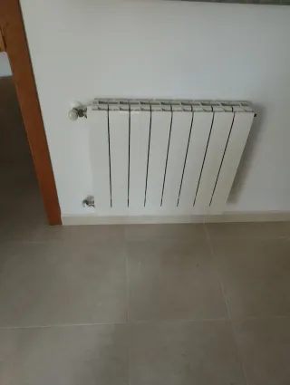 Radiador de agua blanco