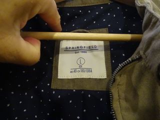 Chaqueta Springfield Hombre Talla L Marrón