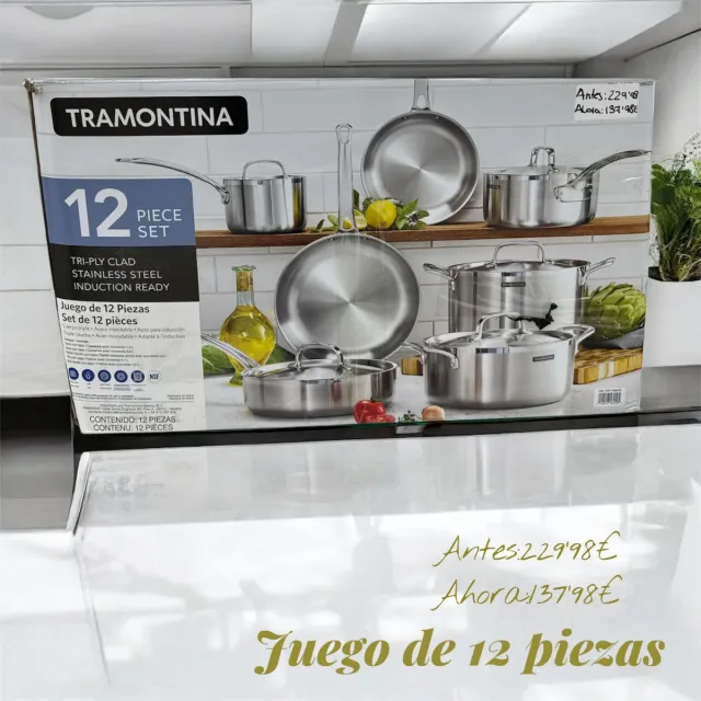 Set 12 pezzi in acciaio inossidabile Tramontina