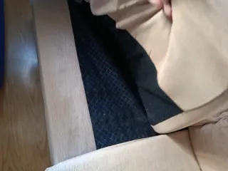 Sofá de 3 plazas en tela beige