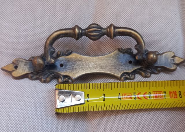 15 Tiradores Vintage Metal Dorado 12,5 cm