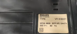 Philips VR 6180 Reproductor Vídeo VHS