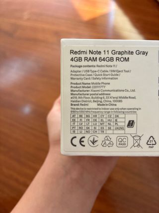 Xiaomi Redmi Note 11 Negro