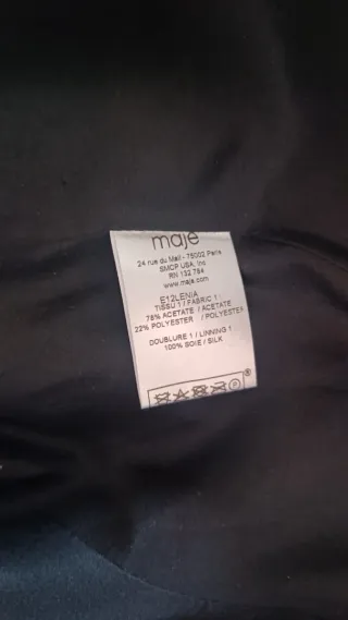 Elegante blazer Maje negro