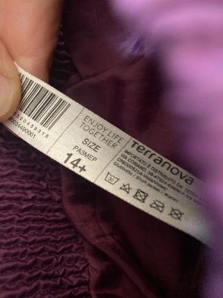 Piumino bambina viola 14 anni