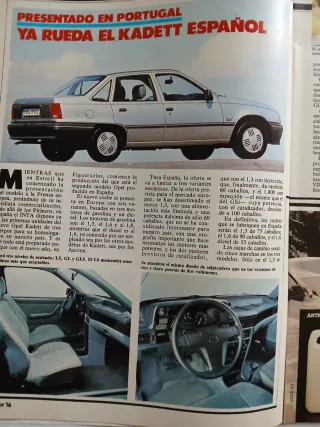 Revista automovilismo Motor 16 Num 109