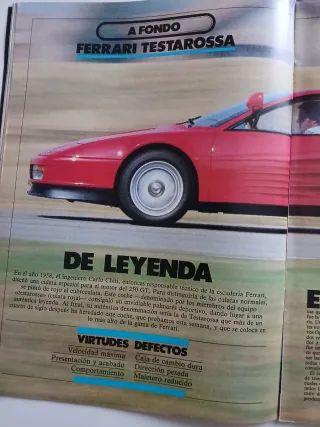 Revista automovilismo Motor 16 Num 109