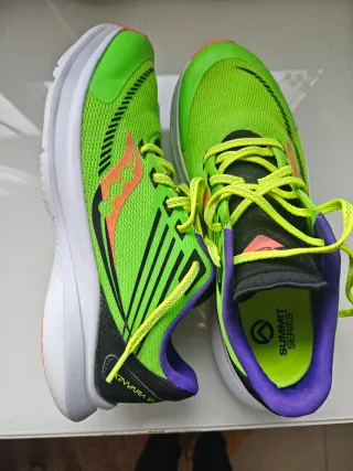 Zapatillas Saucony Kinvara 12 Junior Verde/Morado