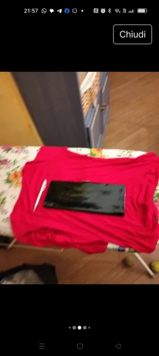 Pochette vernice nera vintage