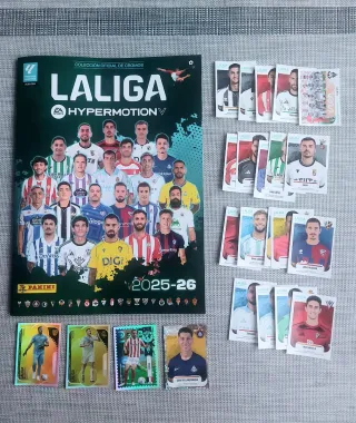 Lote Álbum y Cromos LaLiga Hypermotion 2025-26