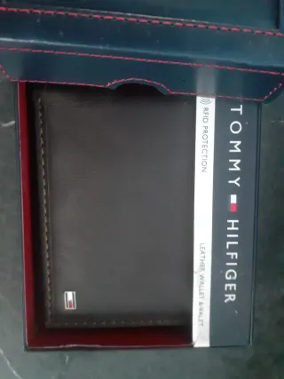 Cartera Tommy Hilfiger Hombre Cuero RFID