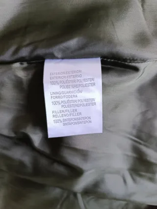 Chaqueta acolchada Kelrebec verde talla 2XL