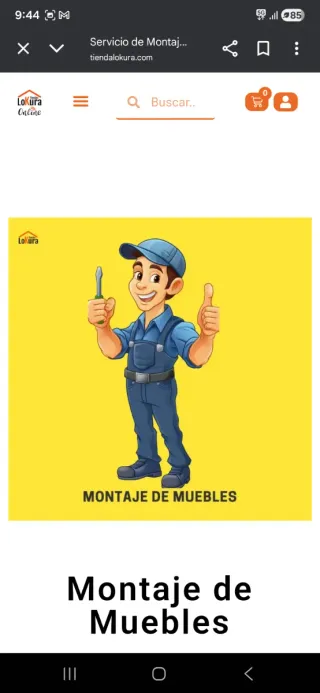 Montaje de muebles y trasportes