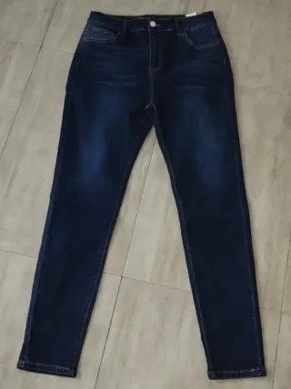 Pantalón vaquero mujer azul