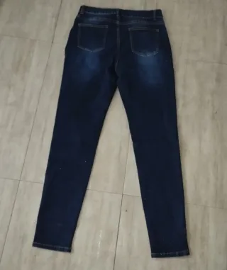 Pantalón vaquero mujer azul