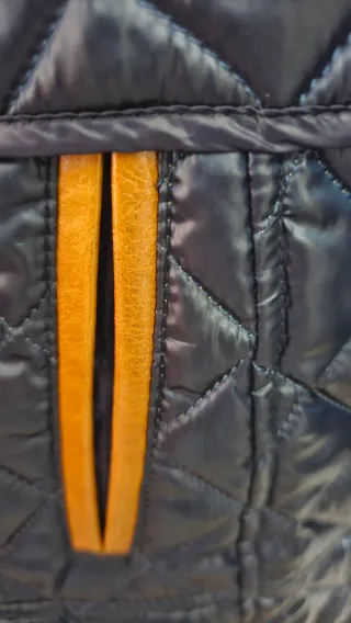 Chaqueta acolchada azul mujer