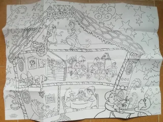 Maletín azul con estrellas