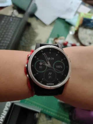 Garmin Fenix 5S Plus Negro/Plata