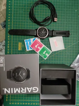 Garmin Fenix 5S Plus Negro/Plata