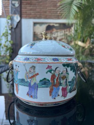 Cuenco chino antiguo siglo XIX