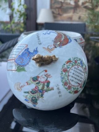 Cuenco chino antiguo siglo XIX