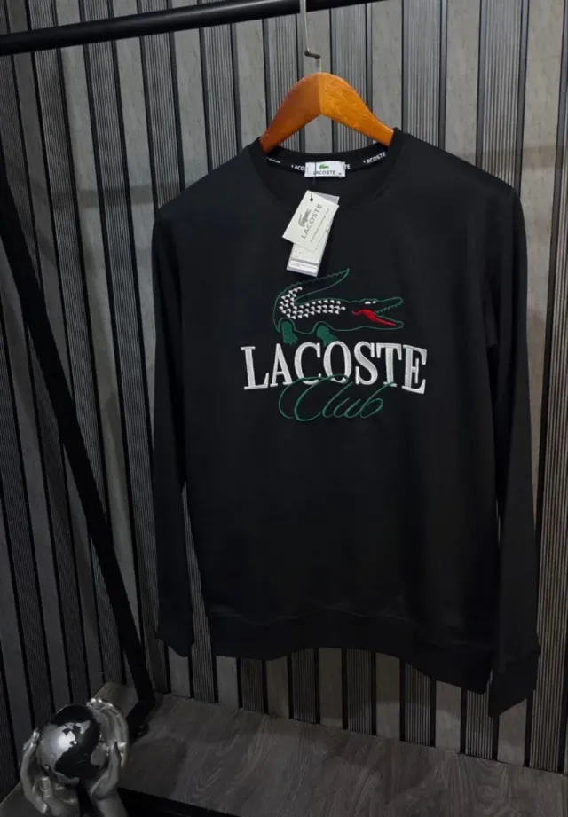 Sudadera Lacoste Negra