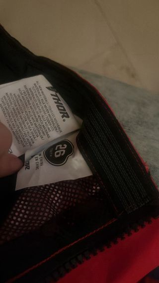 Traje de Motocross Thor Rojo