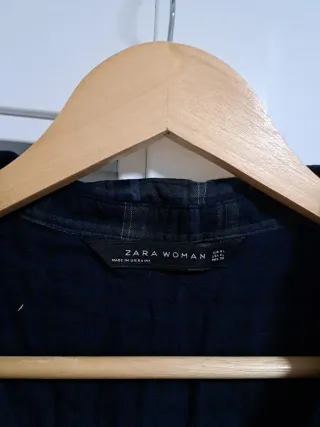 Vestido camisero Zara Woman Talla XL