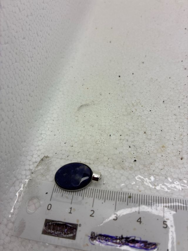 Ciondolo Sodalite Blu in acciaio