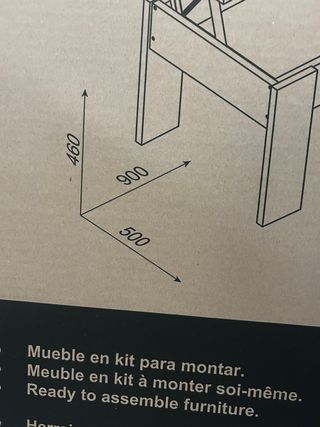 Tavolo da soggiorno in legno e marmo