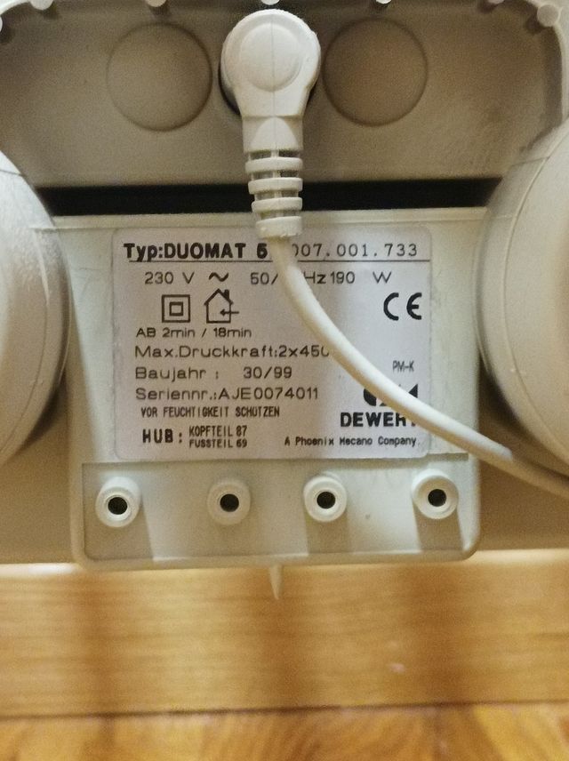 URGE. Cama articulada DUOMAT 5 DEWER