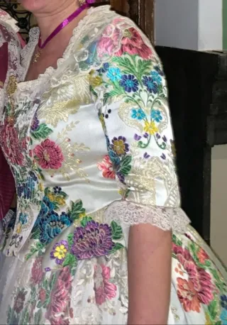 Traje de Fallera Multicolor