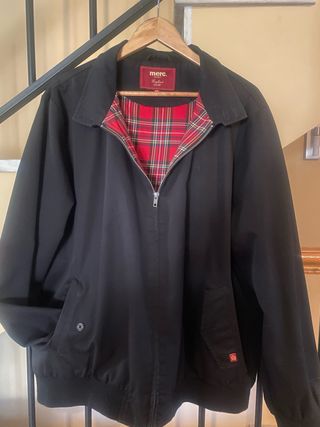 Cazadora Harrington Merc Negra Talla XXL