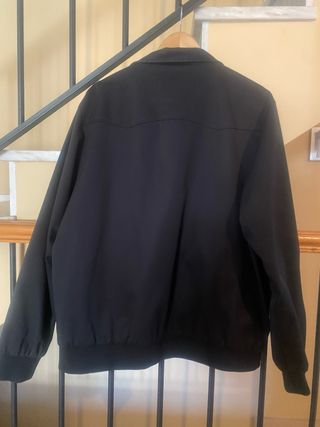 Cazadora Harrington Merc Negra Talla XXL