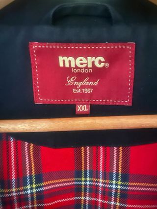 Cazadora Harrington Merc Negra Talla XXL