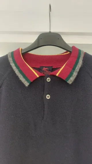 Maglione Etro cashmere nero multicolor M
