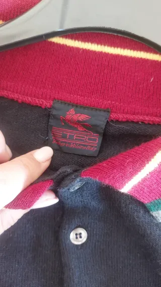 Maglione Etro cashmere nero multicolor M