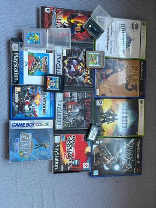 Lote Videojuegos PS2, PS Vita, Xbox 360, GBA, GBC