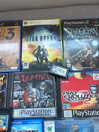 Lote Videojuegos PS2, PS Vita, Xbox 360, GBA, GBC