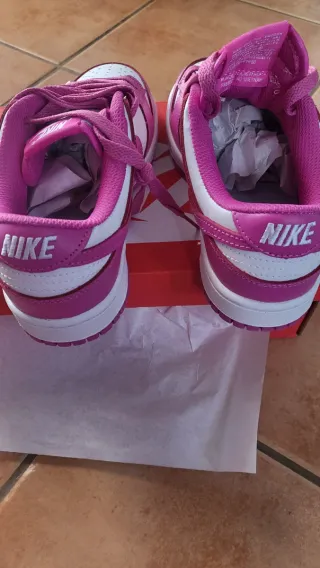 Deportivas Nike Mujer Blancas y Rosas originales