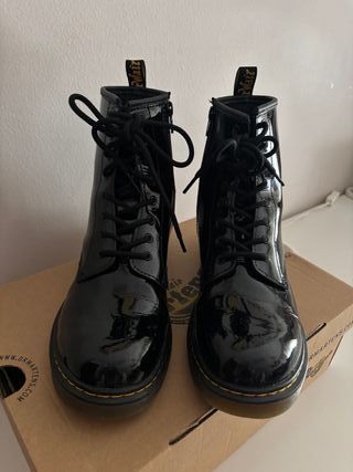 Botas Dr. Martens Mujer Negras Charol
